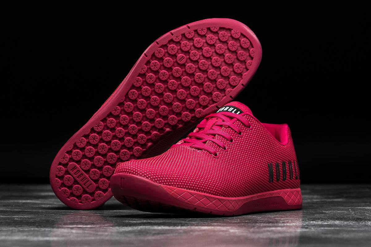 Nobull Superfabric Women's Trainers Pink | Australia (KZ0563)